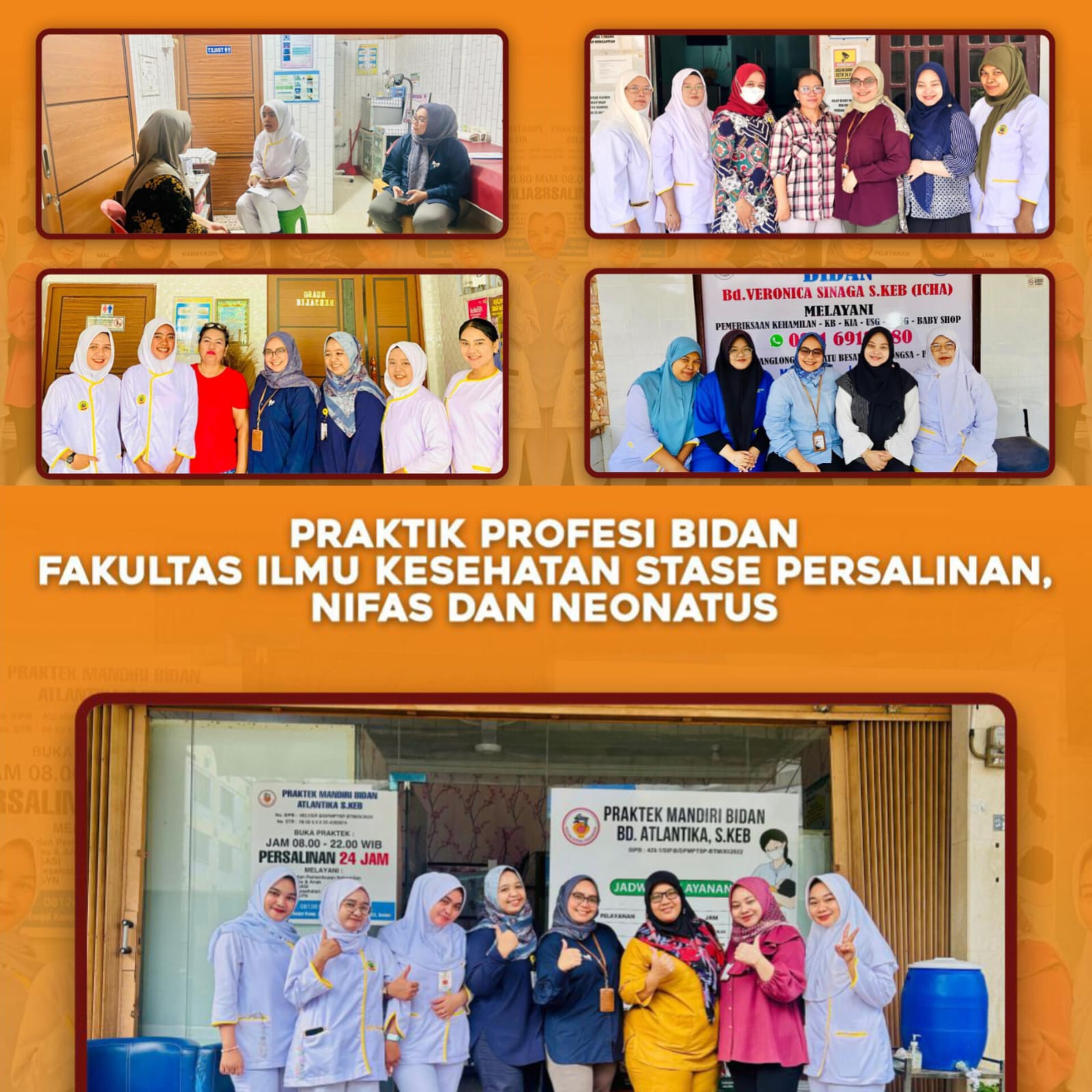 PRAKTIK KLINIK PROFESI BIDAN FAKULTAS ILMU KESEHATAN UNIVERSITAS AWAL BROS