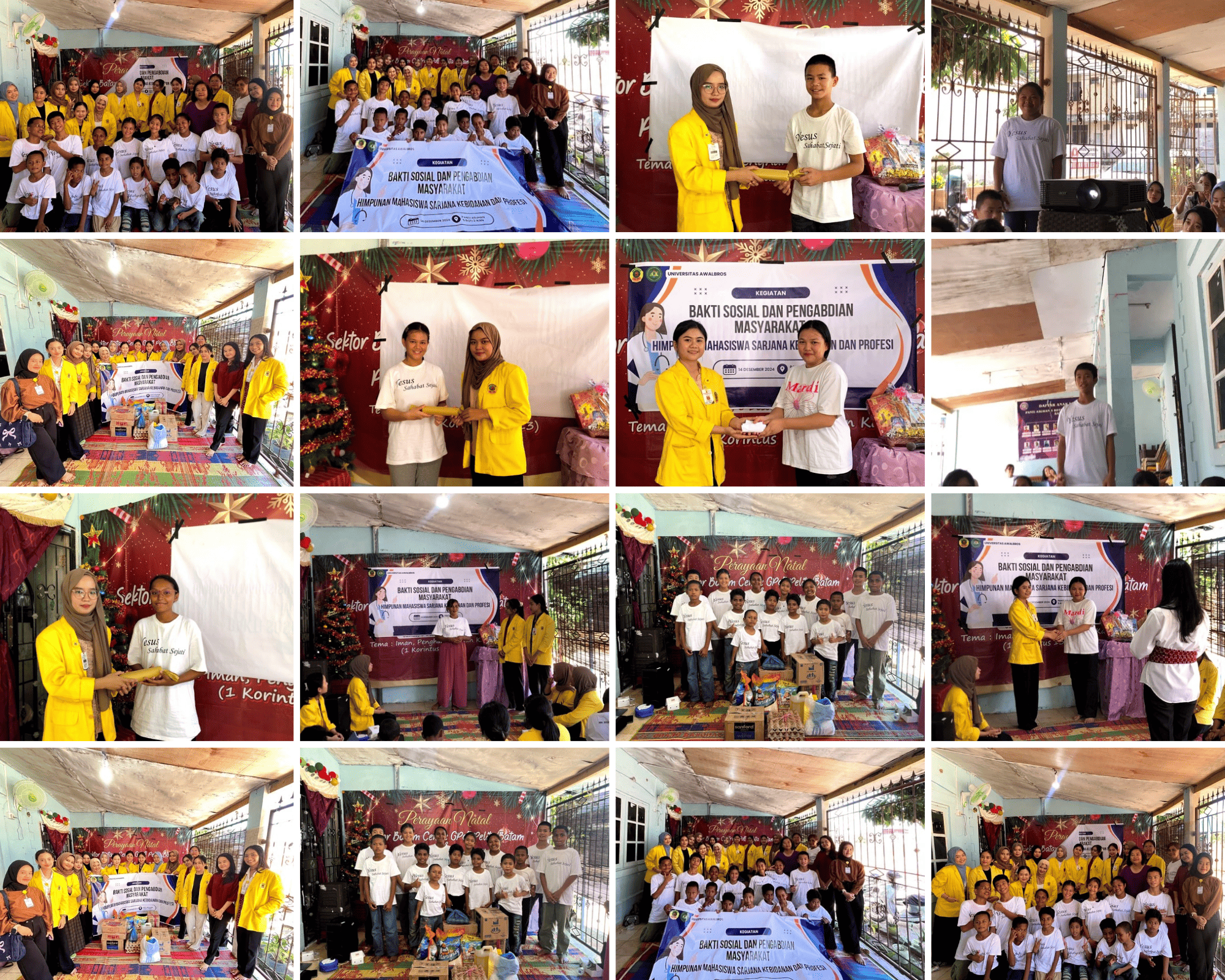 KEGIATAN BAKTI SOSIAL DAN PENGABDIAN MASYARAKAT HIMPUNAN MAHASISWA SARJANA DAN PROFESI BIDAN UNIVERSITAS AWAL BROS (PSDKU)