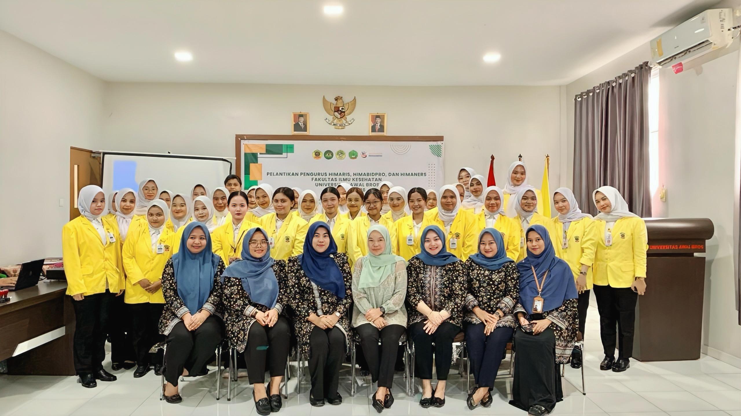 Pelantikan Pengurus HIMABIDPRO FIKES Universitas Awal Bros Tahun Akademik 2025/2026